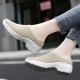 Women Mesh Solid Color Platform Backless Shoes Women Mesh Solid Color Platform Backless Shoes