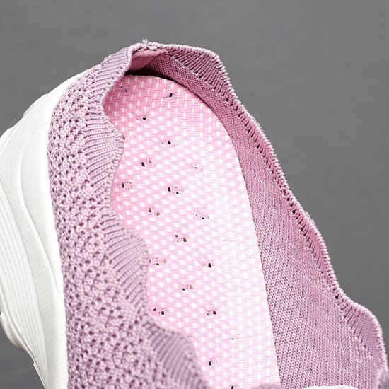 Women Mesh Solid Color Platform Backless Shoes Women Mesh Solid Color Platform Backless Shoes