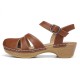 LOSTISY Women Hollow Closed Toe Solid Color Stitching Clogs Sandals LOSTISY Women Hollow Closed Toe Solid Color Stitching Clogs Sandals