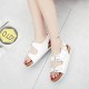 Women Casual Solid Color Dual Buckle Strap Slingback Beach Cork Sandals Women Casual Solid Color Dual Buckle Strap Slingback Beach Cork Sandals