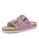Large Size Casual Bling Sequined Dual Strap Buckle Flat Slippers Cork Sandals Large Size Casual Bling Sequined Dual Strap Buckle Flat Slippers Cork Sandals