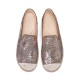 Women Casual Sequined Flowers Pattern Espadrille Flats Loafers Women Casual Sequined Flowers Pattern Espadrille Flats Loafers
