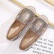 Women Casual Sequined Flowers Pattern Espadrille Flats Loafers Women Casual Sequined Flowers Pattern Espadrille Flats Loafers