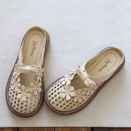 Women Retro Hollow Out Comfortable Breathable Casual Sandals Women Retro Hollow Out Comfortable Breathable Casual Sandals