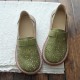Women Retro Casual Slip On Round Toe Breathable Hard-wearing Loafers Shoes Women Retro Casual Slip On Round Toe Breathable Hard-wearing Loafers Shoes