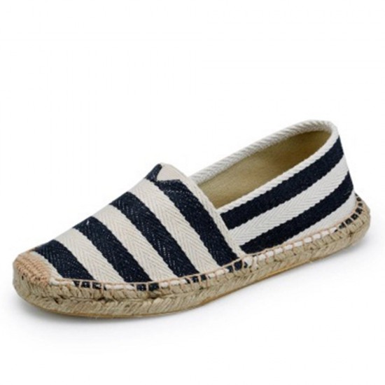 Women Large Size Slip On Pattern Decoration Fisherman Espadrilles Flat Shoes Women Large Size Slip On Pattern Decoration Fisherman Espadrilles Flat Shoes