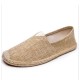 Women Large Size Solid Color Slip-on Espadrilles Fisherman Flat Shoes Women Large Size Solid Color Slip-on Espadrilles Fisherman Flat Shoes