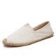 Women Large Size Solid Color Slip-on Espadrilles Fisherman Flat Shoes Women Large Size Solid Color Slip-on Espadrilles Fisherman Flat Shoes
