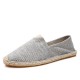 Women Large Size Solid Color Slip-on Espadrilles Fisherman Flat Shoes Women Large Size Solid Color Slip-on Espadrilles Fisherman Flat Shoes