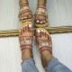 Women Large Size Bohemian Ethnic Style Beach Toe Ring Casual Sandals Women Large Size Bohemian Ethnic Style Beach Toe Ring Casual Sandals