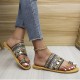 Women Large Size Bohemian Ethnic Style Beach Toe Ring Casual Sandals Women Large Size Bohemian Ethnic Style Beach Toe Ring Casual Sandals