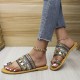 Women Large Size Bohemian Ethnic Style Beach Toe Ring Casual Sandals Women Large Size Bohemian Ethnic Style Beach Toe Ring Casual Sandals
