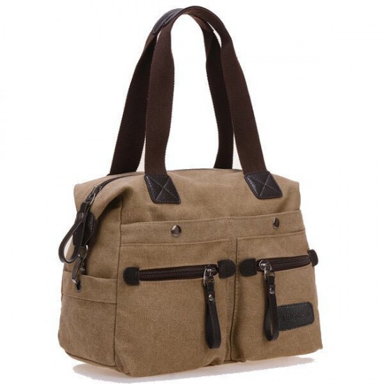 Ekphero Women Men Canvas Multi Pocket Handbags Casual Pillow Shoulder Crossbody Bags Ekphero Women Men Canvas Multi Pocket Handbags Casual Pillow Shoulder Crossbody Bags