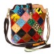 Women Genuine Leather Patchwork Crossbody Bag Women Genuine Leather Patchwork Crossbody Bag