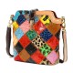 Women Genuine Leather Patchwork Crossbody Bag Women Genuine Leather Patchwork Crossbody Bag