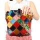 Women Genuine Leather Patchwork Crossbody Bag Women Genuine Leather Patchwork Crossbody Bag