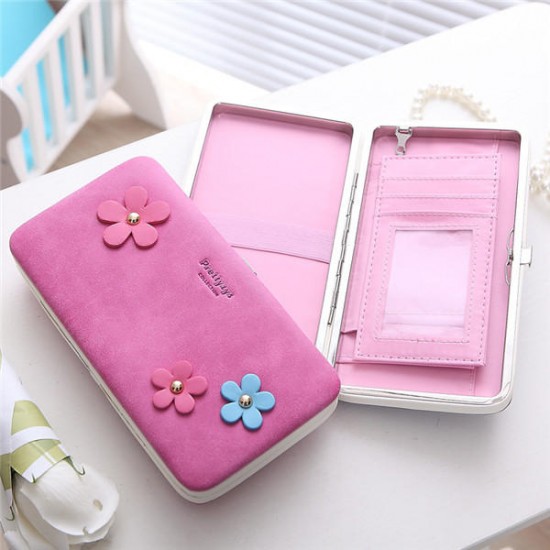 Women Flower 5.5 Inch Phone PU Wallet Case Cover Long Wallet Women Flower 5.5 Inch Phone PU Wallet Case Cover Long Wallet