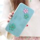 Women Flower 5.5 Inch Phone PU Wallet Case Cover Long Wallet Women Flower 5.5 Inch Phone PU Wallet Case Cover Long Wallet