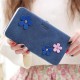 Women Flower 5.5 Inch Phone PU Wallet Case Cover Long Wallet Women Flower 5.5 Inch Phone PU Wallet Case Cover Long Wallet
