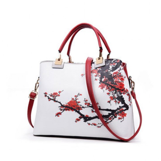 Women Floral PU Leather Capacity Tote Elegant Shoulder Bag Vintage Crossbody Bags Women Floral PU Leather Capacity Tote Elegant Shoulder Bag Vintage Crossbody Bags