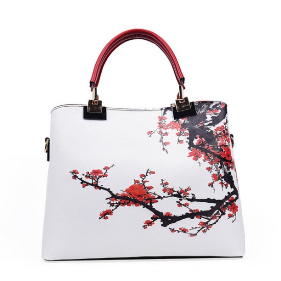 Women Floral PU Leather Capacity Tote Elegant Shoulder Bag Vintage Crossbody Bags Women Floral PU Leather Capacity Tote Elegant Shoulder Bag Vintage Crossbody Bags