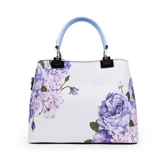 Women Floral PU Leather Capacity Tote Elegant Shoulder Bag Vintage Crossbody Bags Women Floral PU Leather Capacity Tote Elegant Shoulder Bag Vintage Crossbody Bags