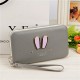 Women Candy Color Rabbit Long Wallet Card Holder Multi-function Phone Case For Iphone Huawei Samsung Women Candy Color Rabbit Long Wallet Card Holder Multi-function Phone Case For Iphone Huawei Samsung