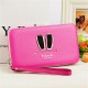 Women Candy Color Rabbit Long Wallet Card Holder Multi-function Phone Case For Iphone Huawei Samsung Women Candy Color Rabbit Long Wallet Card Holder Multi-function Phone Case For Iphone Huawei Samsung