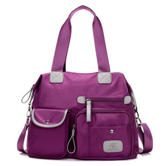 Women Nylon Light Weight Multi Pocket Big Capacity Handbags Crossbody Bags Women Nylon Light Weight Multi Pocket Big Capacity Handbags Crossbody Bags