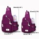 Women Nylon Large Capacity Daily Crossbody Bag Waterproof Durable Chest Bag Shoulder Bag Women Nylon Large Capacity Daily Crossbody Bag Waterproof Durable Chest Bag Shoulder Bag