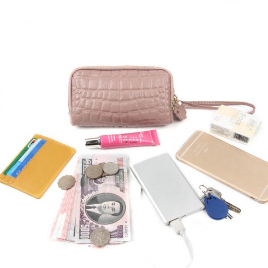 Women Stone Pattern Clutches Bags Double Zipper Long Wallet Card Holder 5.5'' Phone Purse Women Stone Pattern Clutches Bags Double Zipper Long Wallet Card Holder 5.5'' Phone Purse