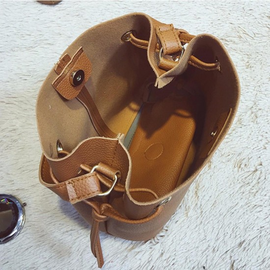 Two Piece Women PU Leather Tote Handbag Crossbody Bag And Clutch Wallet Two Piece Women PU Leather Tote Handbag Crossbody Bag And Clutch Wallet