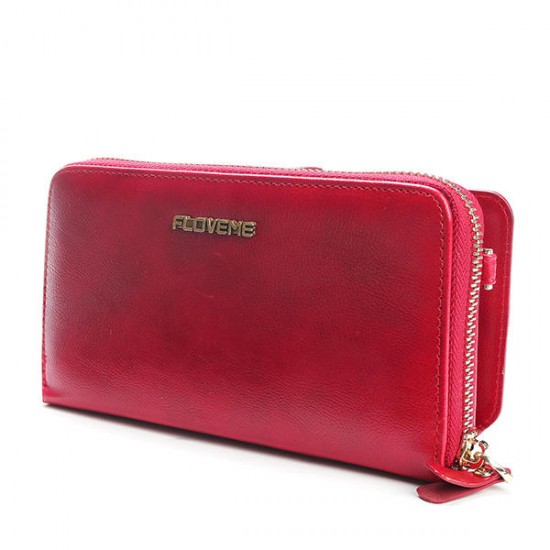 FLOVEME Women 5.5 Inches Cell Phone Wallet PU Leather Clutch Bag Crossbody Bag FLOVEME Women 5.5 Inches Cell Phone Wallet PU Leather Clutch Bag Crossbody Bag