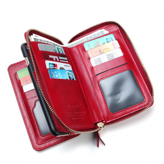FLOVEME Women 5.5 Inches Cell Phone Wallet PU Leather Clutch Bag Crossbody Bag FLOVEME Women 5.5 Inches Cell Phone Wallet PU Leather Clutch Bag Crossbody Bag