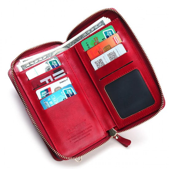 FLOVEME Women 5.5 Inches Cell Phone Wallet PU Leather Clutch Bag Crossbody Bag FLOVEME Women 5.5 Inches Cell Phone Wallet PU Leather Clutch Bag Crossbody Bag