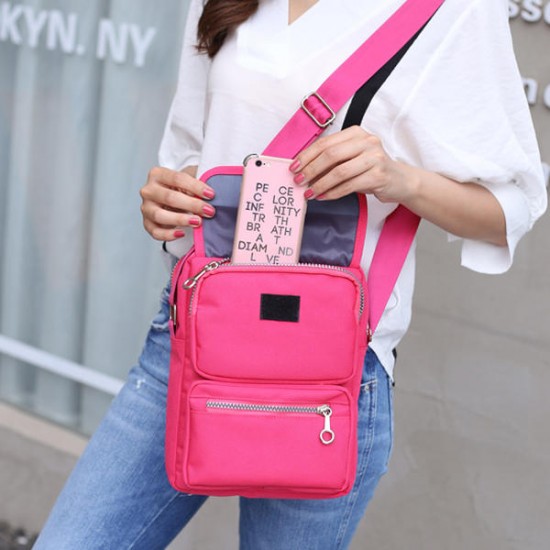Women Nylon Travel Passport Bag Crossbody Travel Bag Useful Shoulder Bag Women Nylon Travel Passport Bag Crossbody Travel Bag Useful Shoulder Bag