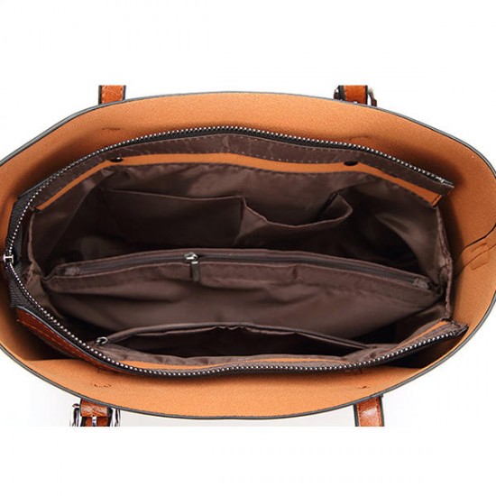 Women Tote Handbags Vintage Front Pocket Shoulder Bag Large Capacity Crossbody Bags Women Tote Handbags Vintage Front Pocket Shoulder Bag Large Capacity Crossbody Bags