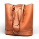 Ekphero Women Genuine Leather Handbag High End Tote Bag Bucket Bag Ekphero Women Genuine Leather Handbag High End Tote Bag Bucket Bag