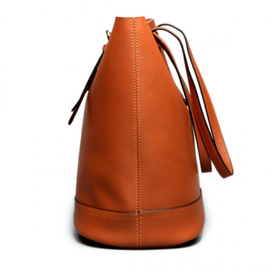 Ekphero Women Genuine Leather Handbag High End Tote Bag Bucket Bag Ekphero Women Genuine Leather Handbag High End Tote Bag Bucket Bag