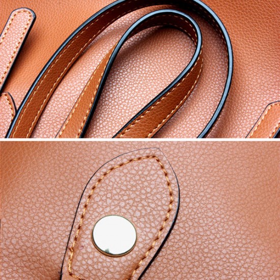 Ekphero Women Genuine Leather Handbag High End Tote Bag Bucket Bag Ekphero Women Genuine Leather Handbag High End Tote Bag Bucket Bag