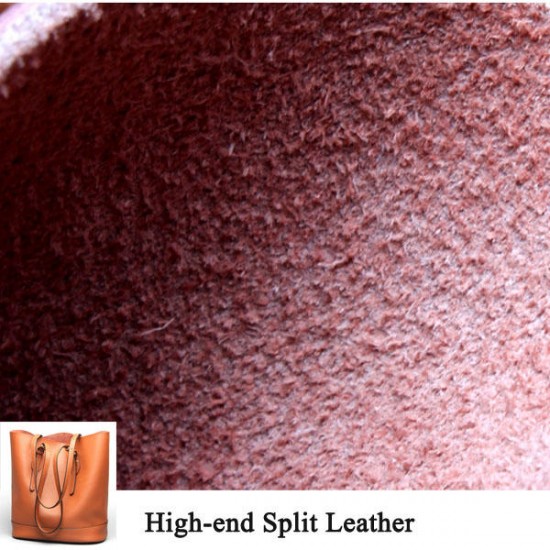 Ekphero Women Genuine Leather Handbag High End Tote Bag Bucket Bag Ekphero Women Genuine Leather Handbag High End Tote Bag Bucket Bag