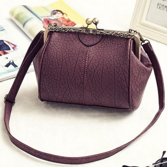 Women Vintage Hasp Bucket Bags PU Leather Shoulder Bag Crossbody Bag Women Vintage Hasp Bucket Bags PU Leather Shoulder Bag Crossbody Bag