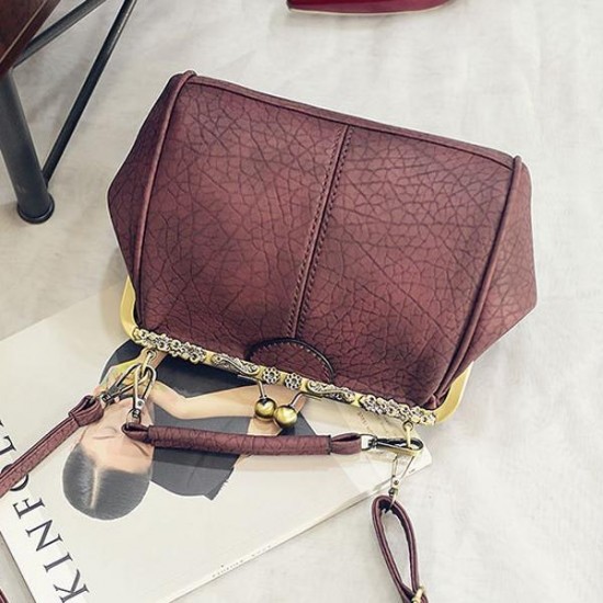 Women Vintage Hasp Bucket Bags PU Leather Shoulder Bag Crossbody Bag Women Vintage Hasp Bucket Bags PU Leather Shoulder Bag Crossbody Bag