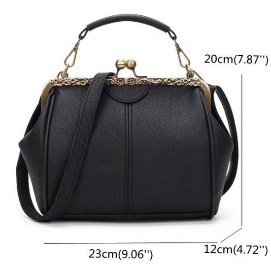 Women Vintage Hasp Bucket Bags PU Leather Shoulder Bag Crossbody Bag Women Vintage Hasp Bucket Bags PU Leather Shoulder Bag Crossbody Bag