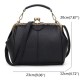 Women Vintage Hasp Bucket Bags PU Leather Shoulder Bag Crossbody Bag Women Vintage Hasp Bucket Bags PU Leather Shoulder Bag Crossbody Bag