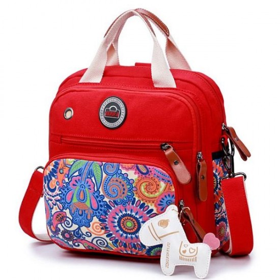 Women Canvas Large Capacity Light Weight Multifunction Travel Outdooors Crossboby Bag Backpack Women Canvas Large Capacity Light Weight Multifunction Travel Outdooors Crossboby Bag Backpack