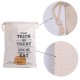 Halloween Bag Canvas Party Halloween Sacks Drawstring Candy Gifts Bag Halloween Bag Canvas Party Halloween Sacks Drawstring Candy Gifts Bag