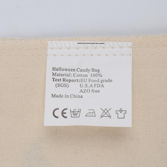 Halloween Bag Canvas Party Halloween Sacks Drawstring Candy Gifts Bag Halloween Bag Canvas Party Halloween Sacks Drawstring Candy Gifts Bag