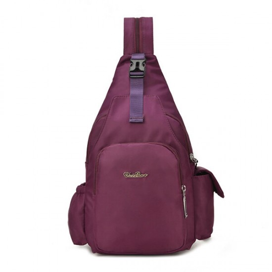 Women Nylon Multifunctional Waterproof Crossbody Bag Backpack Leisure Travel Chest Bag Baby Bag Women Nylon Multifunctional Waterproof Crossbody Bag Backpack Leisure Travel Chest Bag Baby Bag