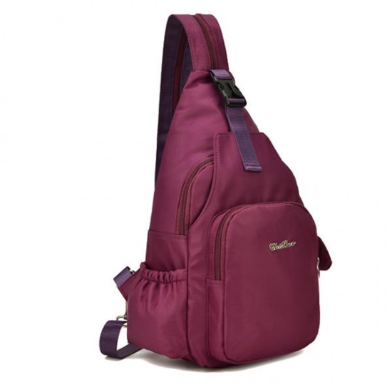 Women Nylon Multifunctional Waterproof Crossbody Bag Backpack Leisure Travel Chest Bag Baby Bag Women Nylon Multifunctional Waterproof Crossbody Bag Backpack Leisure Travel Chest Bag Baby Bag